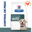 Hill's Prescription Diet Diabetes Care w/d Frango ração para cães, , large image number null